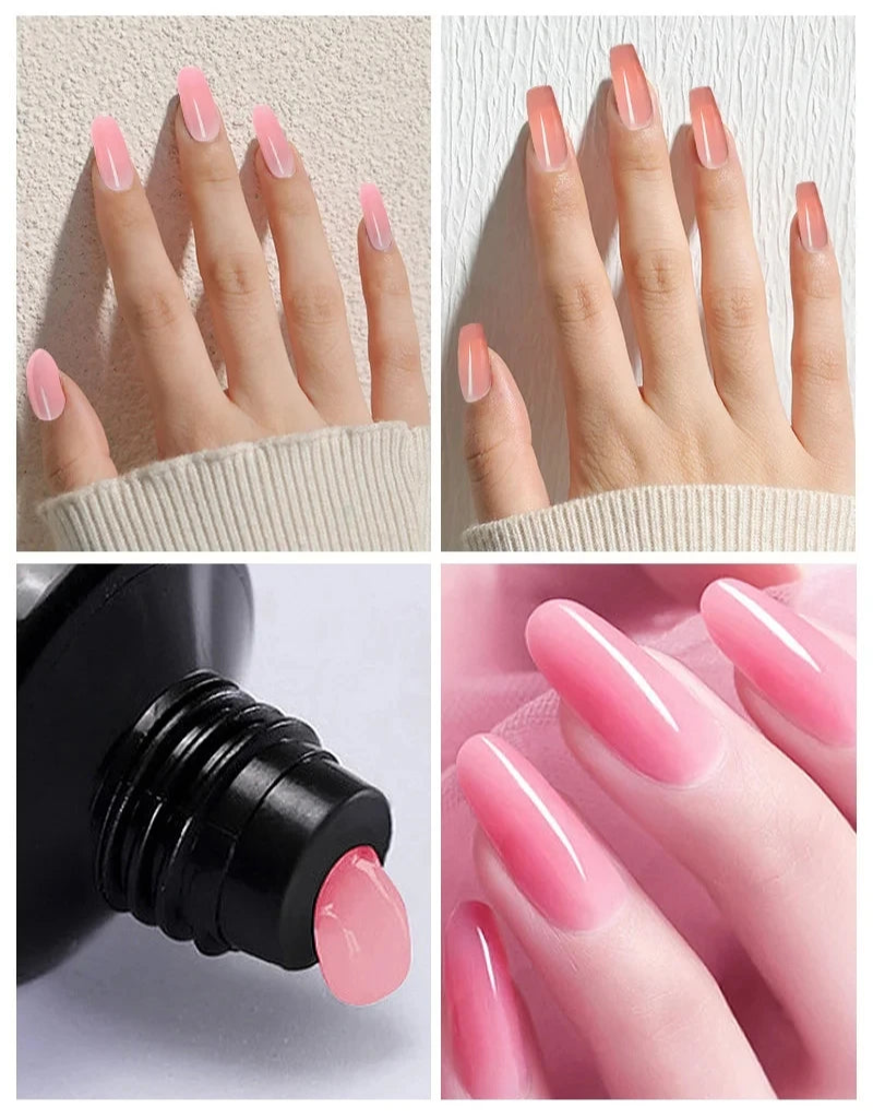 Kit Complet Manucure - Vernis à Ongles Gel avec Lampe UV & Ponceuse Électrique