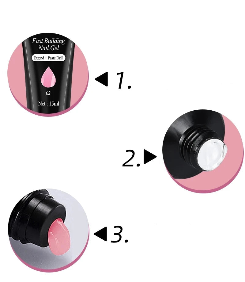 Kit Complet Manucure - Vernis à Ongles Gel avec Lampe UV & Ponceuse Électrique